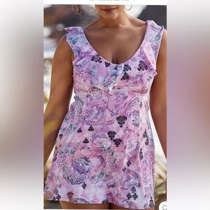 Pink Paisley Bathing suit.NWOT